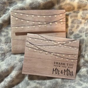 Wedding thank you cards